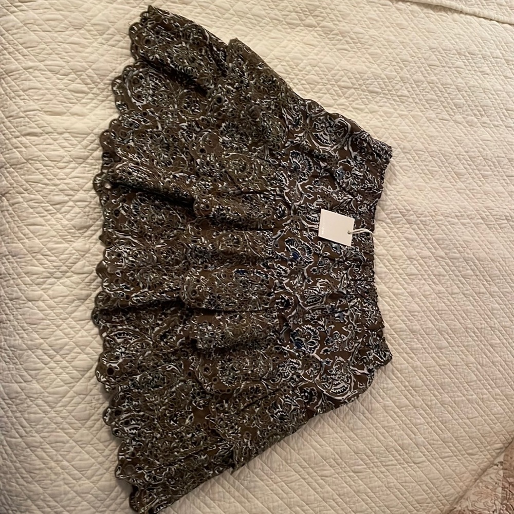 Jennifer&Grace Eyelet Mini Skirt